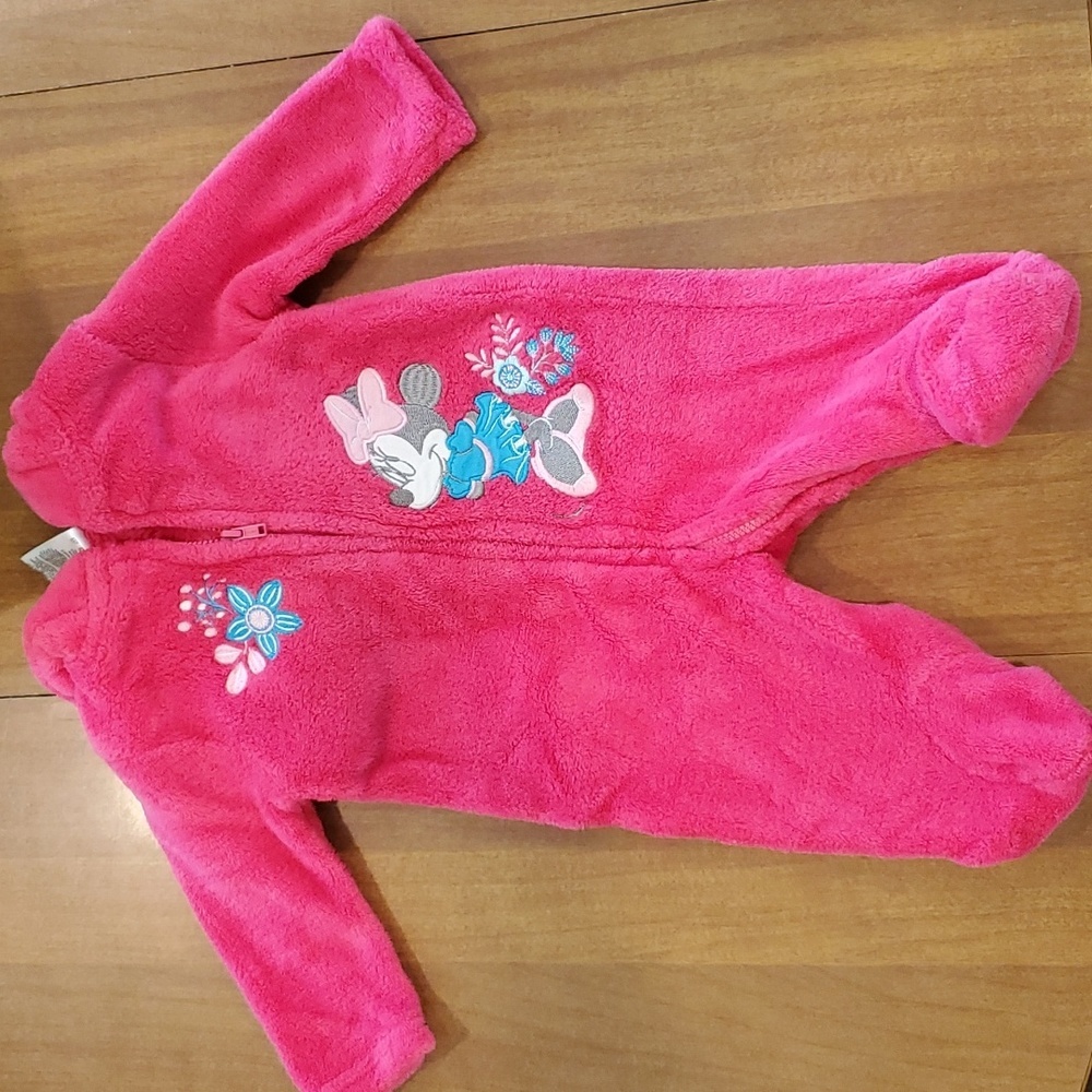 Disney Pink Minnie Mouse Footie